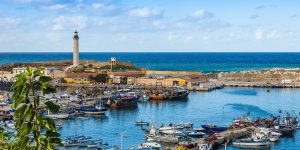 Port in the sea of Algeria